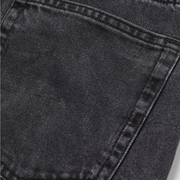 H & M Wide High jeans, US 0 GREY - Picture 3 of 5